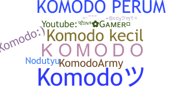 Nickname - Komodo