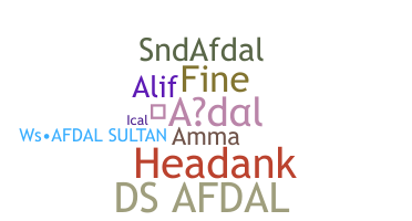 Nickname - Afdal