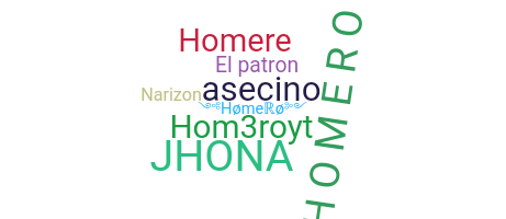 Nickname - Homero