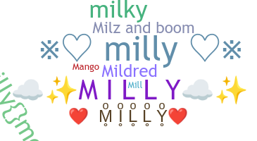 Nickname - Milly