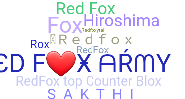 Nickname - redfox