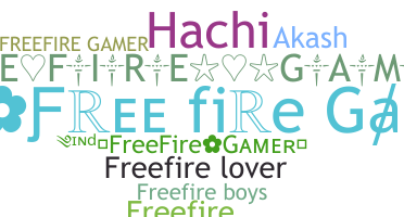 Nickname - Freefiregamer