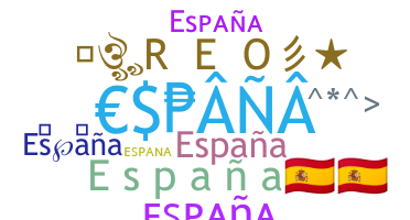 Nickname - Espana