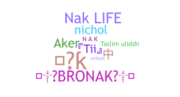 Nickname - Nak