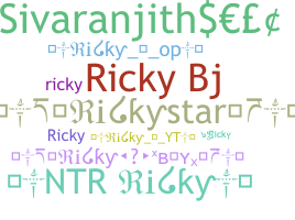 Nickname - rickyboy