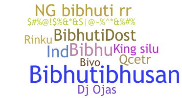 Nickname - Bibhuti