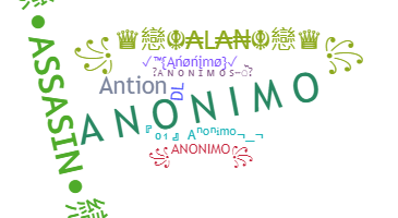 Nickname - Anonimo