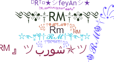 Nickname - rm