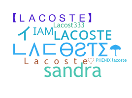 Nickname - Lacoste