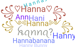 Nickname - Hanna