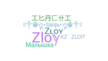 Nickname - zloy