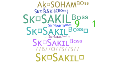 Nickname - SkSAKILBOSS
