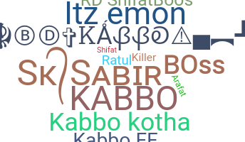Nickname - Kabbo