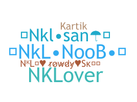 Nickname - Nkl
