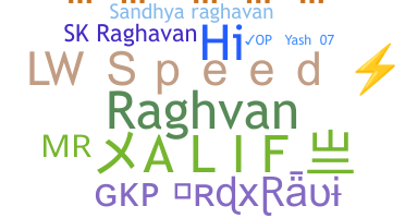 Nickname - Raghavan
