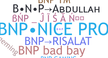 Nickname - bnp