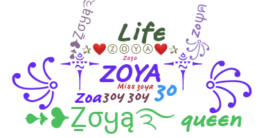 Nickname - Zoya