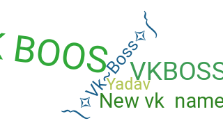 Nickname - vkBoss