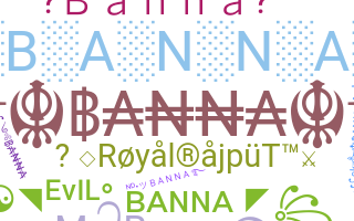 Nickname - Banna