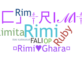 Nickname - rimi