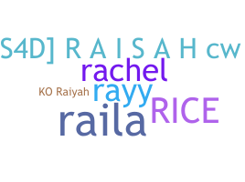 Nickname - Raisah