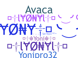 Nickname - Yoni