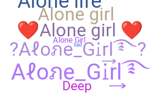 Nickname - alonegirl