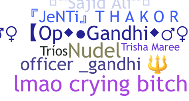 Nickname - Gandhi