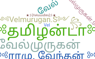 Nickname - Velmurugan