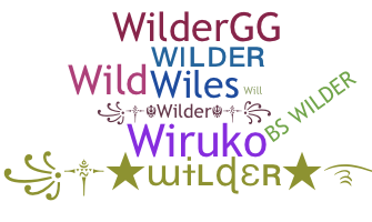 Nickname - Wilder