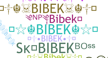 Nickname - Bibek