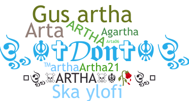 Nickname - Artha