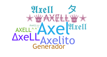 Nickname - Axell