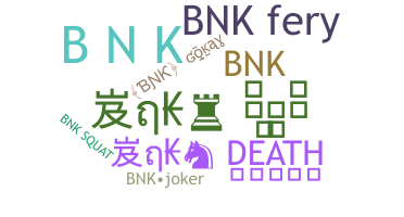 Nickname - bnk