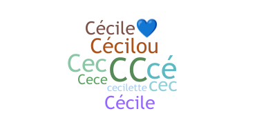 Nickname - Cecile