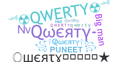 Nickname - qwerty