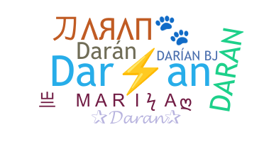 Nickname - Daran