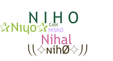 Nickname - niho