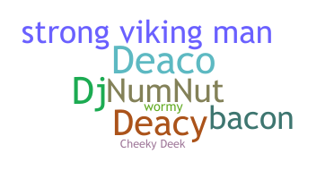 Nickname - Deacon
