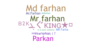 Nickname - Mrfarhan