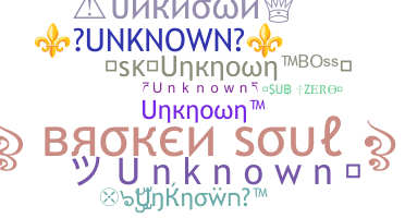 Nickname - Unknown