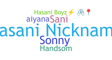 Nickname - Hasani