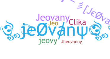 Nickname - Jeovany