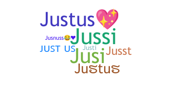 Nickname - Justus