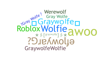 Nickname - graywolfe