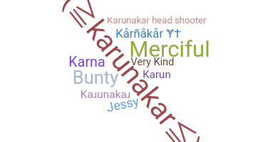 Nickname - Karunakar