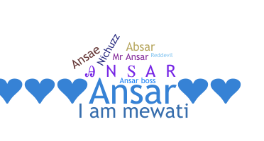 Nickname - Ansar