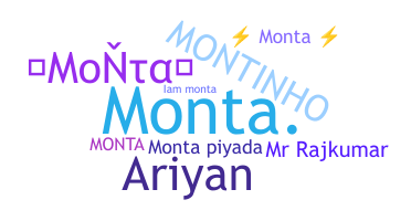 Nickname - Monta