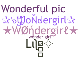 Nickname - wondergirl