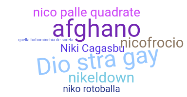 Nickname - Nicolo